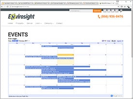 Envirosight's Events Calendar